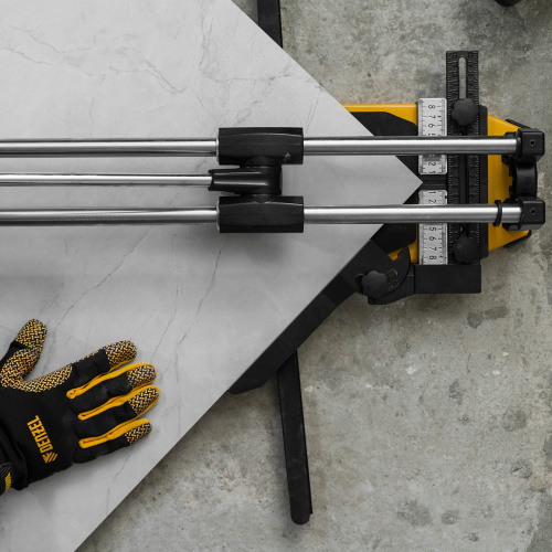 Плиткорез 1000х14мм, цельнометал. напр., каретка на подш., стальная станина, рукоятка-пенал Denzel по ценам производителя в Москве с доставкой по всей России