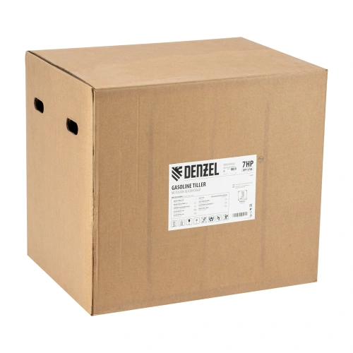 Мотоблок DPT-370X, 7 л.с, дисковое сцепление, ширина 90 см, глубина 35 см, фрез 3 х 4, ВОМ, передачи 3В/1Н Denzel купить в Москве с доставкой по всей России | ProtosMarket.ru