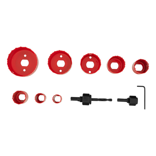 Набор кольцевых пил по дереву, 19-64 мм, 11 предметов Matrix по ценам производителя в Москве с доставкой по всей России