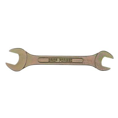 Ключ рожковый, 14 х 17 мм, желтый цинк Сибртех по ценам производителя в Москве с доставкой по всей России