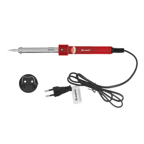 Паяльник, пластиковая рукоятка, медный наконечник с долговечным защитным покрытием, 220 В, 60 W Matrix по ценам производителя в Москве с доставкой по всей России