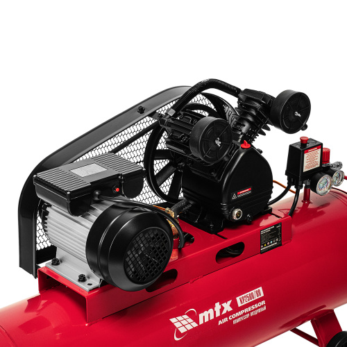 Компрессор воздушный ременный привод КР2500/80, 2,5 кВт, 80 литров, 420 л/мин МТХ по ценам производителя в Москве с доставкой по всей России