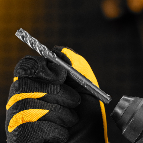 Бур по бетону, цельная крестовая пластина, 10x115 мм, SDS PLUS Denzel по ценам производителя в Москве с доставкой по всей России