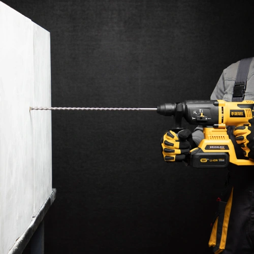 Бур по бетону, двойная спираль, три пылеотводящие кромки, 12 x 460 мм DENZEL по ценам производителя в Москве с доставкой по всей России