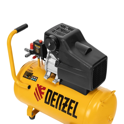Компрессор воздушный, прямой привод DC1500/50, 1.5 кВт, 50 литров, 220 л/мин Denzel по ценам производителя в Москве с доставкой по всей России