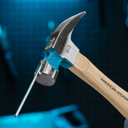 Молоток-гвоздодер, 280 г, угол 75, магнит, обрезиненная рукоятка American hickory GROSS по ценам производителя в Москве с доставкой по всей России