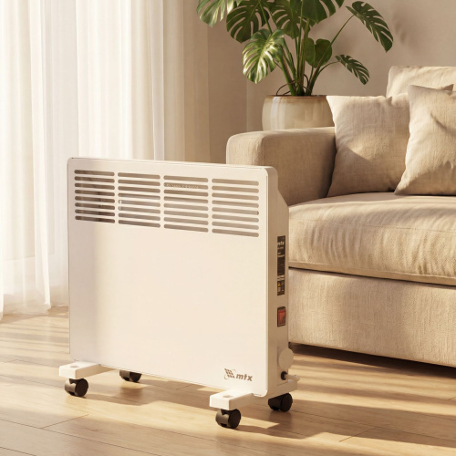 Конвектор электрический КМ-1000.1, 230 В, 1000 Вт, X-образный нагреватель, колеса, термостат MTX по ценам производителя в Москве с доставкой по всей России