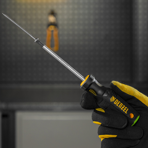 Отвертка PZ2x100 мм, CrV, трехкомпонентная рукоятка Denzel по ценам производителя в Москве с доставкой по всей России