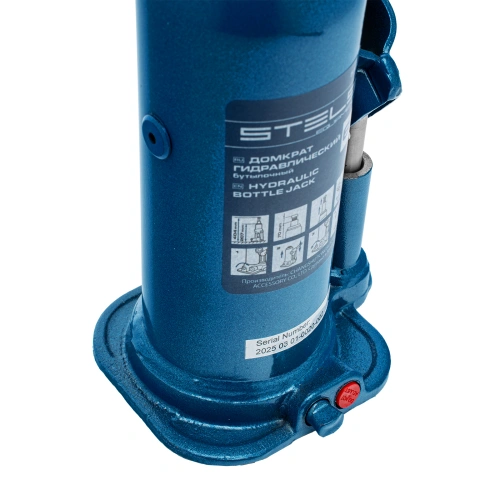 Домкрат гидравлический бутылочный, 6 т, h подъема 207-404 мм Stels по ценам производителя в Москве с доставкой по всей России