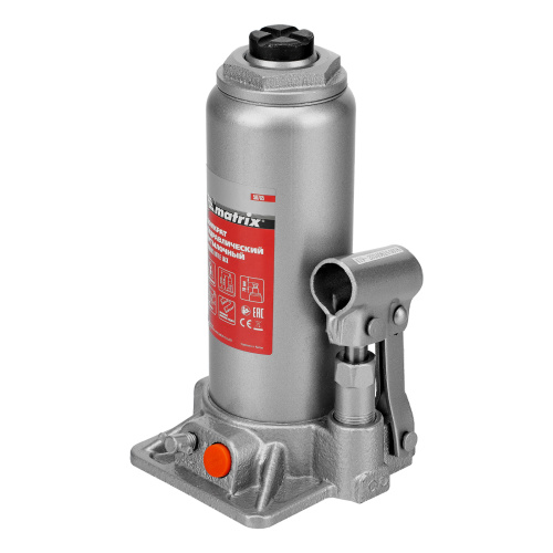 Домкрат гидравлический бутылочный, 6 т, h подъема 216-413 мм Matrix по ценам производителя в Москве с доставкой по всей России