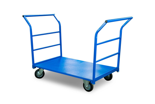 Тележка платформенная TOR ТП-Д (700х1200) с двумя ручками (колеса 160) по ценам производителя в Москве с доставкой по всей России