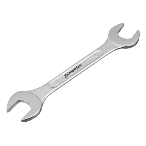 Набор ключей рожковых, 6-17 мм, 6 шт, CrV, хромированные Matrix по ценам производителя в Москве с доставкой по всей России