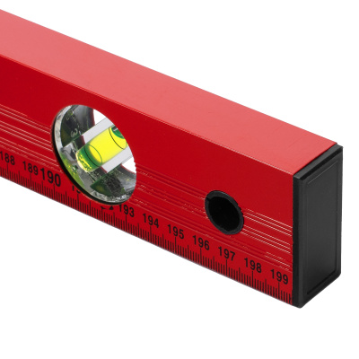 Уровень алюминиевый, 2000 мм, 3 глазка, красный, линейка Matrix по ценам производителя в Москве с доставкой по всей России