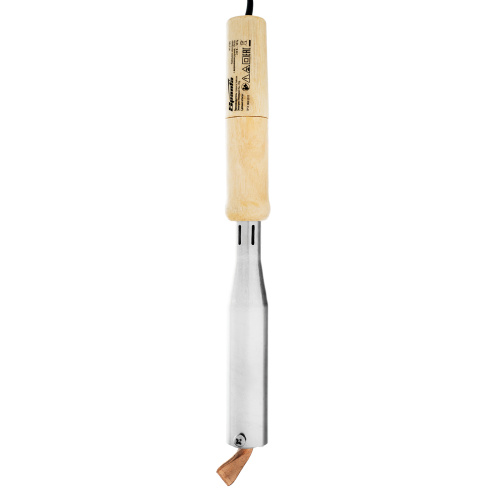 Паяльник электрика с ручкой из дерева, 150 Вт, 220 В Sparta по ценам производителя в Москве с доставкой по всей России