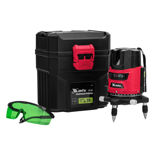 Лазерный уровень CRX-30G, 30 м, зеленый луч, батарейки, резьба 5/8" MTX по ценам производителя в Москве с доставкой по всей России
