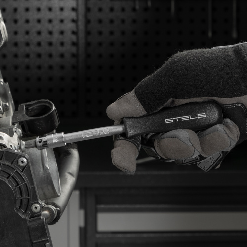 Набор инструментов, 1/2", Cr-V, S2, усиленный кейс, 58 предметов Stels по ценам производителя в Москве с доставкой по всей России