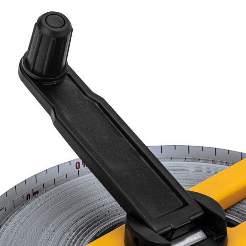 Рулетка геодезическая 50 м х 13 мм, открытый корпус, металлическая лента Denzel по ценам производителя в Москве с доставкой по всей России