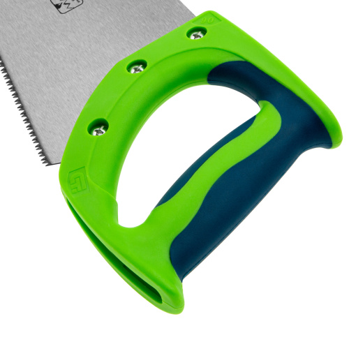 Ножовка по дереву "Зубец", 400 мм, 11 TPI, зуб 2D, каленый зуб, 2-х компонентная рукоятка Сибртех по ценам производителя в Москве с доставкой по всей России