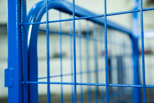 Тележка платформенная TOR ТП-2С (600х900) с бортами из сетки и двумя ручками (колеса 160 мм) по ценам производителя в Москве с доставкой по всей России