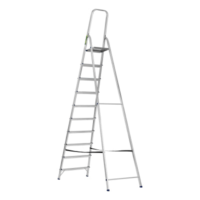 Стремянка, 10 ступеней, алюминиевая, Сибртех по ценам производителя в Москве с доставкой по всей России