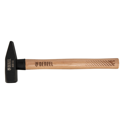 Молоток слесарный, 800 г, кованый квадратный боек, буковая рукоятка Denzel по ценам производителя в Москве с доставкой по всей России