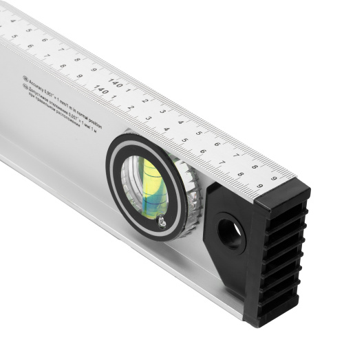 Уровень алюминиевый "Рельс", 1500 мм, 3 глазка (1 поворотный) Matrix по ценам производителя в Москве с доставкой по всей России