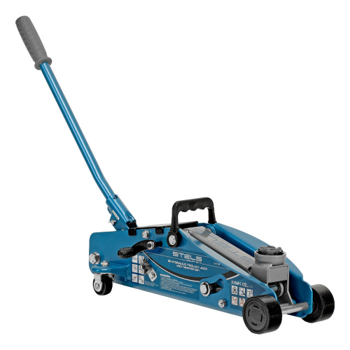 Домкрат гидравлический подкатной с фиксатором, 2.5 т, Safety Pin, 140-385 мм, в кейсе Stels по ценам производителя в Москве с доставкой по всей России