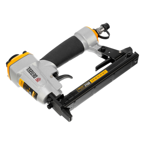 Степлер пневматический PS8016 для прямоугольных скоб 21GA от 6 до 16 мм Denzel по ценам производителя в Москве с доставкой по всей России
