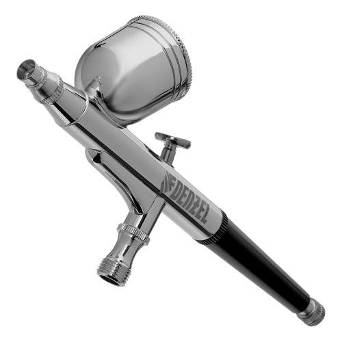 Аэрограф с верхним бачком AB1, 0.2/0.3/0.5 мм, 7 мл, 9 л/мин Denzel по ценам производителя в Москве с доставкой по всей России