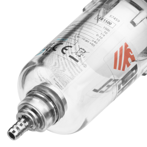 Фильтр-регулятор FR1500, 10 бар, 1500 л/мин, 1/4" Denzel по ценам производителя в Москве с доставкой по всей России