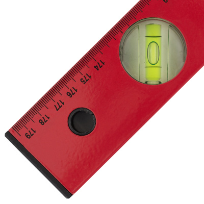 Уровень алюминиевый, 1800 мм, 3 глазка, красный, линейка MTX по ценам производителя в Москве с доставкой по всей России