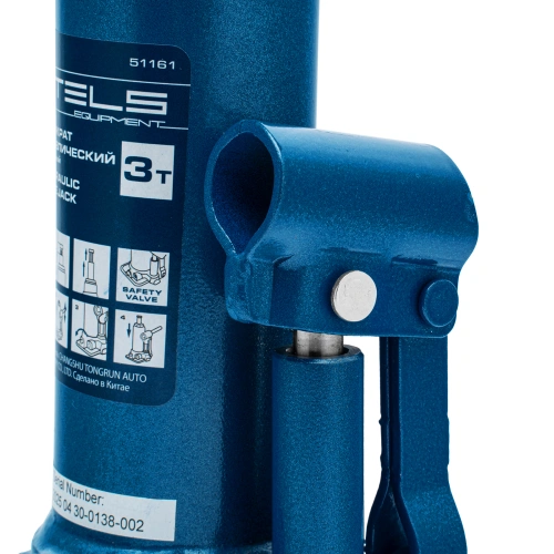 Домкрат гидравлический бутылочный, 3 т, h подъема 188-363 мм Stels по ценам производителя в Москве с доставкой по всей России