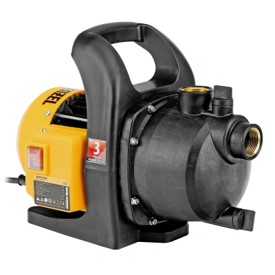 Садовый поверхностный насос GPL600, 600 Вт, 3000 л/ч, подъем 35 м, пластик Denzel купить в Москве с доставкой по всей России | ProtosMarket.ru