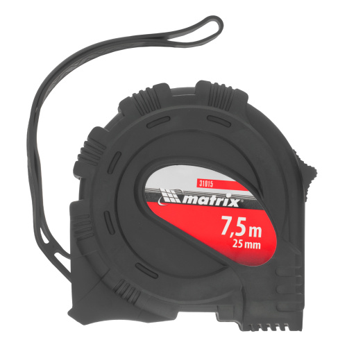 Рулетка Black,7,5 м х 25 мм,обрезиненный корпус Matrix по ценам производителя в Москве с доставкой по всей России
