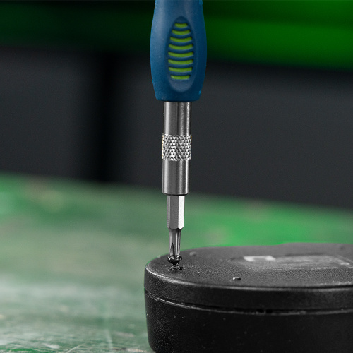 Отвертки реверсивные с набором бит и торцевыми головками, 41 шт, CrV Сибртех по ценам производителя в Москве с доставкой по всей России