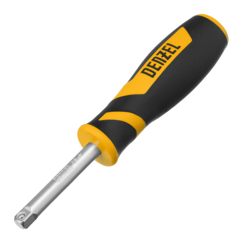 Набор инструментов, 1/2", 1/4", CrV, S2, пластиковый кейс, 64 предмета Denzel по ценам производителя в Москве с доставкой по всей России