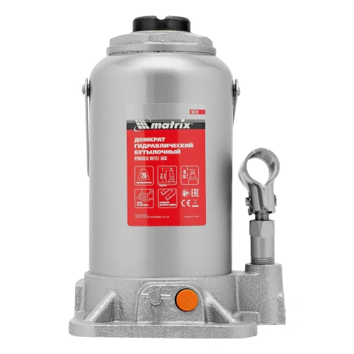 Домкрат гидравлический бутылочный, 20 т, h подъема 244-449 мм Matrix по ценам производителя в Москве с доставкой по всей России