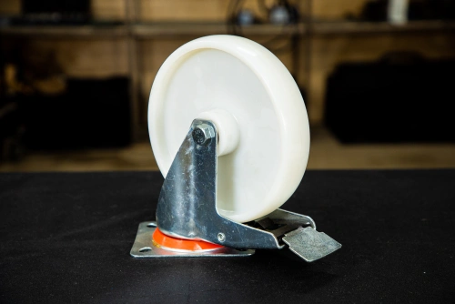 Колесо поворотное полипропилен SRCnb 80 200 мм с тормозом (N) купить в Москве с доставкой по всей России | ProtosMarket.ru