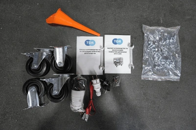 Генератор дизельный 7,0 кВт 220В с электростартером и колесами TOR KM7000D по ценам производителя в Москве с доставкой по всей России