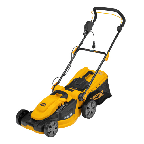 Газонокосилка электрическая GM-1800, 1800 Вт, шир. 38 см, 6 уров., травосб. 40 л. Denzel по ценам производителя в Москве с доставкой по всей России