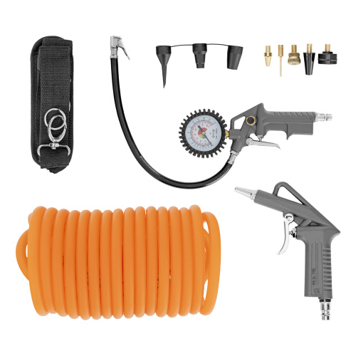 Компрессор воздушный DL1300, 10 бар, 1,3 кВт 180 л/мин 5 л, с набором аксессуаров Denzel по ценам производителя в Москве с доставкой по всей России