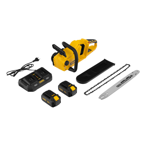 Цепная пила аккумуляторная бесщеточная RCS400-36, Li-ion, 36 В, 4 Ач, шина 400 мм Denzel по ценам производителя в Москве с доставкой по всей России