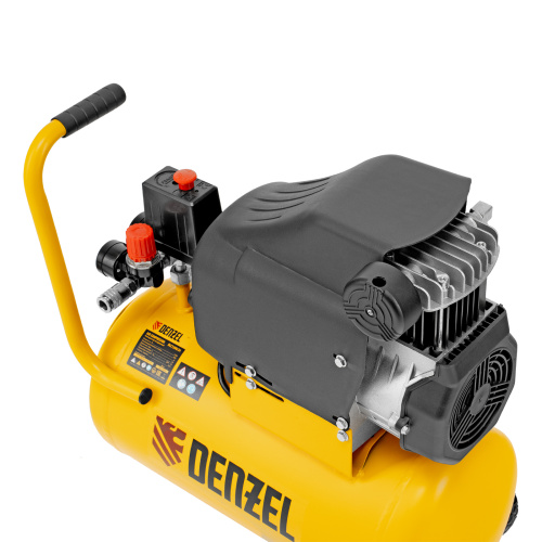 Компрессор воздушный DLC1300/24 безмасляный 1.3 кВт, 24 литра, 206 л/мин Denzel по ценам производителя в Москве с доставкой по всей России