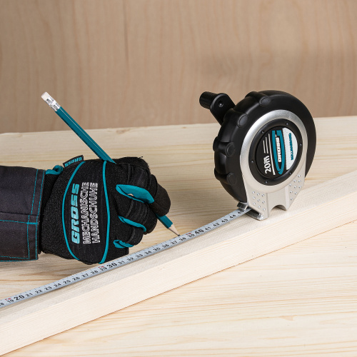 Рулетка геодезическая 20 м х 13 мм, закрытый корпус, металлическая лента, нейлон Gross по ценам производителя в Москве с доставкой по всей России