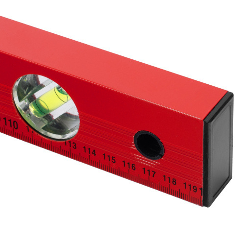 Уровень алюминиевый, 1200 мм, 3 глазка, красный, линейка Matrix по ценам производителя в Москве с доставкой по всей России