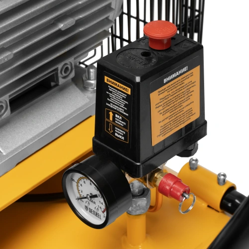 Компрессор воздушный рем. привод BCV 4000-T/200, 4,0 кВт, 200 литров, 690 л/мин Denzel по ценам производителя в Москве с доставкой по всей России