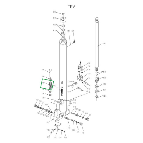 Пружина возвратная малого цилиндра гидроузла для TRV по ценам производителя в Москве с доставкой по всей России