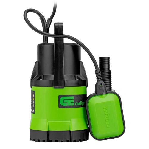 Дренажный насос для чистой воды СДН300-5, 300 Вт, напор 6.5м, 6500 л/ч Сибртех по ценам производителя в Москве с доставкой по всей России