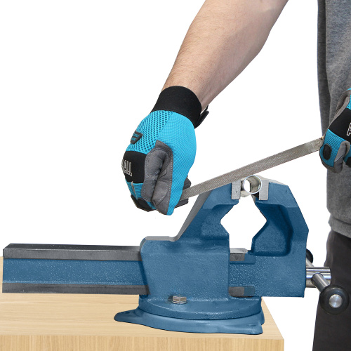 Тиски слесарные, 140 мм, поворотные (Глазов) по ценам производителя в Москве с доставкой по всей России