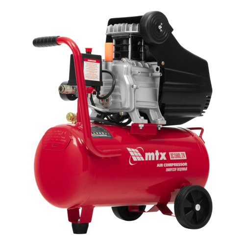 Компрессор воздушный DC1500L/24, 1,5 кВт, 24 л, 210 л/мин MTX по ценам производителя в Москве с доставкой по всей России